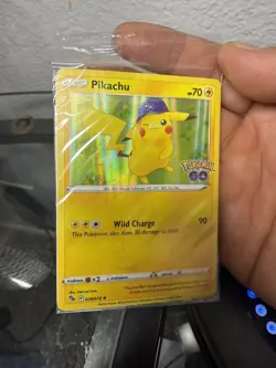 *ACTUALLY SEALED* Pokemon GO Pikachu 028/078 Promo Holo Card 2022 - Image 1