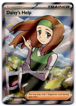 Daisy’s Help 195/165 Ultra Rare NM Scarlet & Violet - 151 Pokemon Trainer Card - Image 1