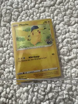Pokemon Pikachu TCG Holo Rare Card Pokemon Go Promo 027/078 sealed - Image 1
