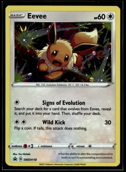 Eevee Promo SWSH: Sword & Shield Promo Cards SWSH118 NM - Image 1