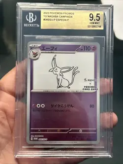 Pokemon Espeon Card Yu Nagaba x 066/Sv-p BGS Beckett 9.5 Gem Mint - Image 1