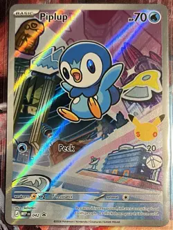 Piplup First Partners 042 Promo Card Mint Condition Pokemon TCG - Image 1