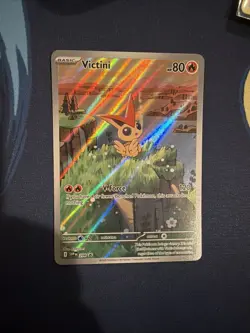 Victini Promo NM 208/SV-POKEMON Black Bolt & White Flare Pokemon Card - Image 1