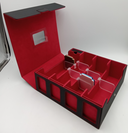 Trading Card Storage Box 3000+ MTG Deck Box w/ Colorful Dividers - Image 1