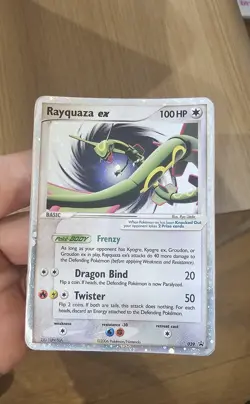 Rayquaza EX Holo 039 Black Star Promo Pokemon Card #39 Ultra Rare English 🔥 DMG - Image 1