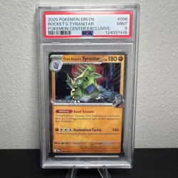 PSA 9 Team Rocket's Tyranitar Pokemon Center Stamped Pokemon Card - Pokemon TCG - Image 1