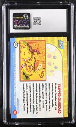 CGC 8.5 Trapped Charizard Topps the First Movie 51 Rainbow Foil Pokemon Card - Image 2