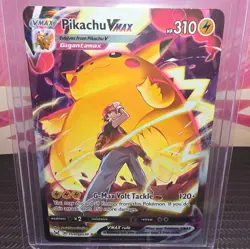 Pikachu VMAX TG17/TG30 Swsh11: Lost Origin Trainer Gallery Full Art Holo Card - Image 1