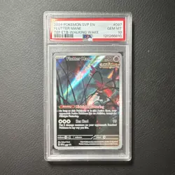 Sv: Scarlet & Violet Promo Cards Flutter Mane 097 Promo Holo PSA 10 2024 - Image 1