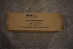 CASE OF 100 PACKS OF PALADIN PERCIVAL CARD SLEEVES. BRAND NEW!!!!! - Image 2