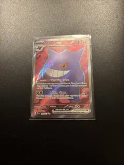 Pokemon TCG Gengar EX Temporal Forces Ultra Rare Card 193/162 Scarlet & Violet - Image 1