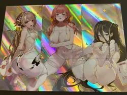 Peach Party -9 Card Puzzle! - Goddess Story - Maiden Party - Bikini Anime #4 - Image 2
