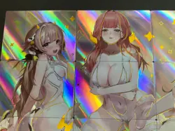 Peach Party -9 Card Puzzle! - Goddess Story - Maiden Party - Bikini Anime #4 - Image 4