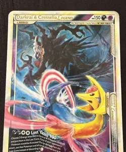 Darkrai & Cresselia Legend - JUMBO Oversized Promo Card - MP - Image 3