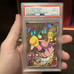 PSA 10 Super Dragon Ball Heroes card Majin Buu H3-47 P Memorial pack (POP 31) - Image 1