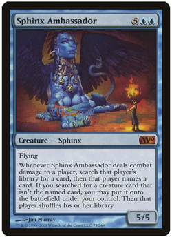 MTG Sphinx Ambassador Magic 2010 73/249 Regular Mythic NM/Mint - Image 1