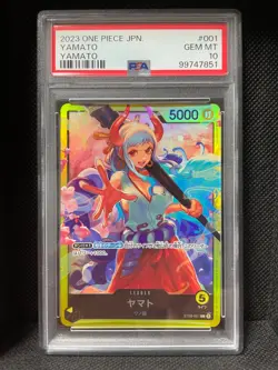 PSA10 GEM MINT ONE PIECE CARD YAMATO Start deck side Yamato Japanese BANDAI - Image 2