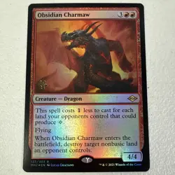 MTG Obsidian Charmaw (137/109) Modern Horizons 2 Promos NM FOIL- Prerelease - Image 1
