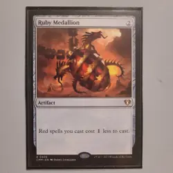 Ruby Medallion #405 (NM) Commander Masters CMM Magic MTG - Image 1