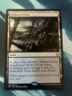 Polluted Delta Khans of Tarkir MTG MP - Image 1