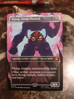 Krang, Utrom Warlord - Borderless Teenage Mutant Ninja Turtles MTG - Image 1