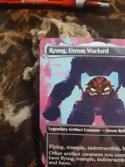 Krang, Utrom Warlord - Borderless Teenage Mutant Ninja Turtles MTG - Image 4