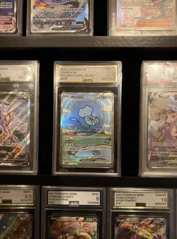 Pokemon TCG Paldean Fates - Mew ex - Special Illustration Rare - AGS 9.5 MINT+ - Image 4