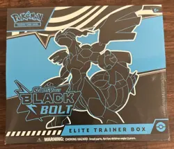Black Bolt Elite Trainer Box ETB Pokemon Scarlet & Violet SEALED - Image 1