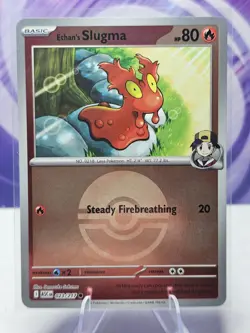 Ethan's Slugma (Poke Ball) Reverse Holo ME: Ascended Heroes 023/217 Pokemon NM - Image 1
