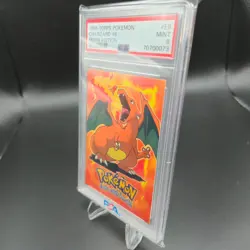 1999 Topps Pokemon Movie Edition #6 CHARIZARD #E6 Base Non-Holo PSA 9 - Image 2