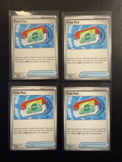 4x Poke Pad 081/088 Perfect Order Pokemon Playset - Image 1