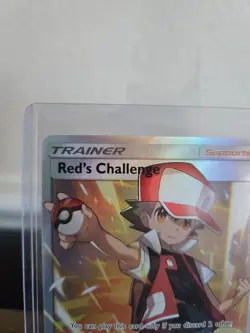 2019 POKEMON SUN & MOON UNBROKEN BONDS #213 FULL ART/RED'S CHALLENGE - Image 2