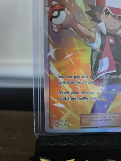 2019 POKEMON SUN & MOON UNBROKEN BONDS #213 FULL ART/RED'S CHALLENGE - Image 5