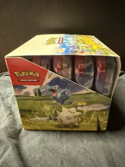 Pokemon TCG 10x Mega Evolution Ascended Heroes Mini Tin DISPLAY Sealed - Image 4