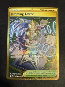 Pokemon TCG Jamming Tower 243/182 Sv10: Destined Rivals Holo - Image 1