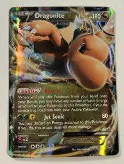 Pokemon Dragonite EX #74/111 - XY Furious Fists LP - Image 1