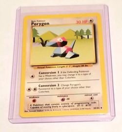 Porygon - 39/102 - Base Set Unlimited - Uncommon - Pokemon Card - Near Mint - Image 1