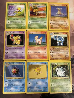 Pokemon TCG Lot 9x Base Set 2 HP - Image 1