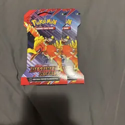 Pokemon TCG Scarlet and Violet Destined Rivals x2 Booster Pack Sealed - Image 1