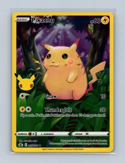 Pikachu 005/025 Holo Rare Celebrations Pokemon Near Mint - Image 1