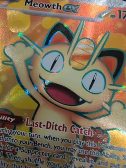 Pokemon Meowth Ex Full Art TCG Perfect Order 107/088 Near Mint - Image 3