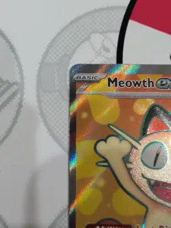Pokemon Meowth Ex Full Art TCG Perfect Order 107/088 Near Mint - Image 4