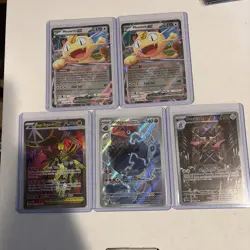 Pokemon Perfect Order Lot of 5 Ultra Rare Meowth ex, Mega Zygarde ex etc.. - Image 1