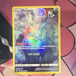 Pokemon Manaphy GG06/GG70 Crown Zenith Galarian Gallery Ultra Rare Holo 70 HP - Image 1