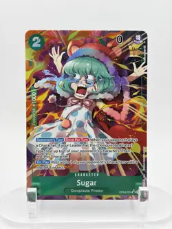 One Piece Sugar OP04-024 SR Alt Art - Kingdoms Of Intrigue Foil NM ENGLISH - Image 1