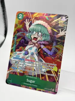 One Piece Sugar OP04-024 SR Alt Art - Kingdoms Of Intrigue Foil NM ENGLISH - Image 3