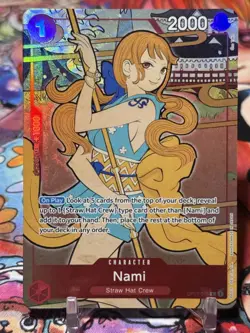 NAMI - One Piece OP01-016 - PROMO Rare English Version 1st Anniversary Set - Image 1