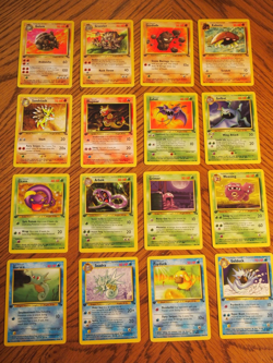 Pokemon 1999 1st edition Fossil Uncommon and Common card set, mint condition - Image 1
