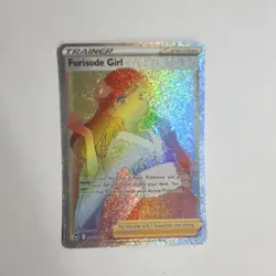 Pokemon Furisode Girl Secret Rare Full Art Holo Silver Tempest 205/195 Card - Image 1
