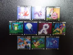 Pokemon GB Pocket Mini Card Non Holo x10 Ash Magikarp Pidgeotto etc #5733 - Image 1